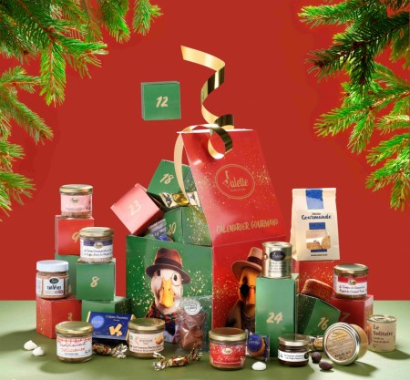 Julekalender med gourmetprodukter